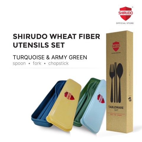 [NEW] SHIRUDO Wheat Fiber Utensils Set
